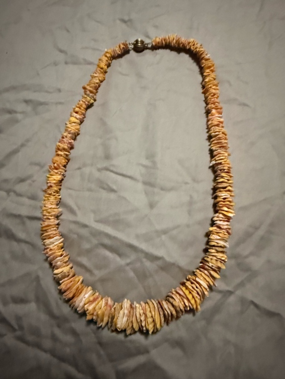 Handmade Sunrise Shell pieces necklace